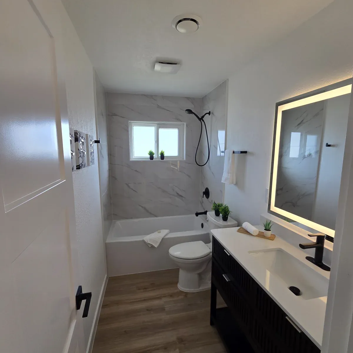 Luxury marble bathroom renovation