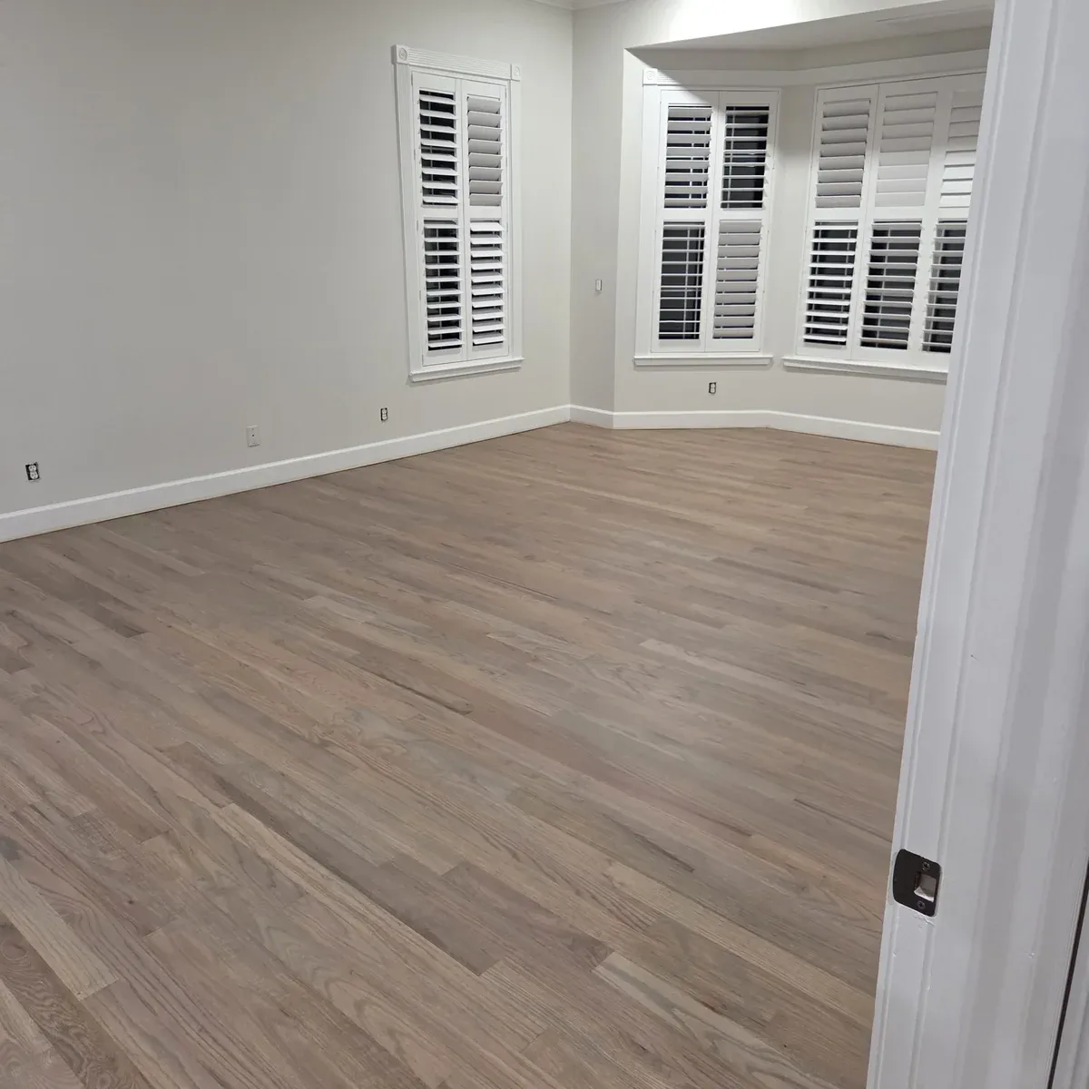 Wood look vinyl plank flooring installation